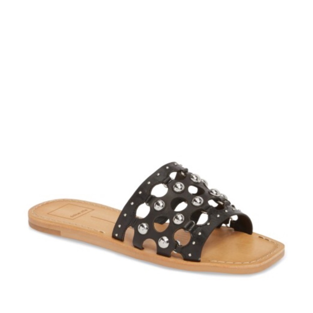 Dolce Vita Celita Perforated Studded Slide